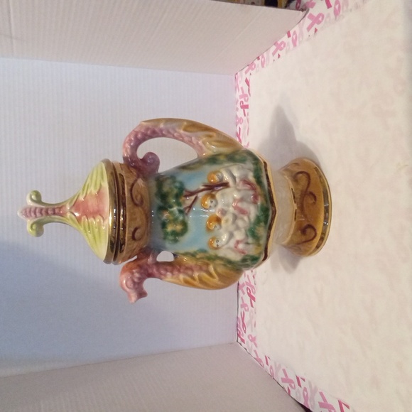 Italian Antique Capodimonte Coffee Pot or Water Jug.
